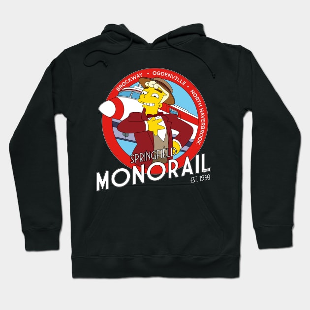 Monorail Hoodie by Teesbyhugo